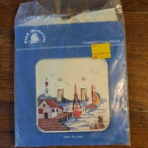 Fond Memories Counted Cross Stitch Kit - The Dock